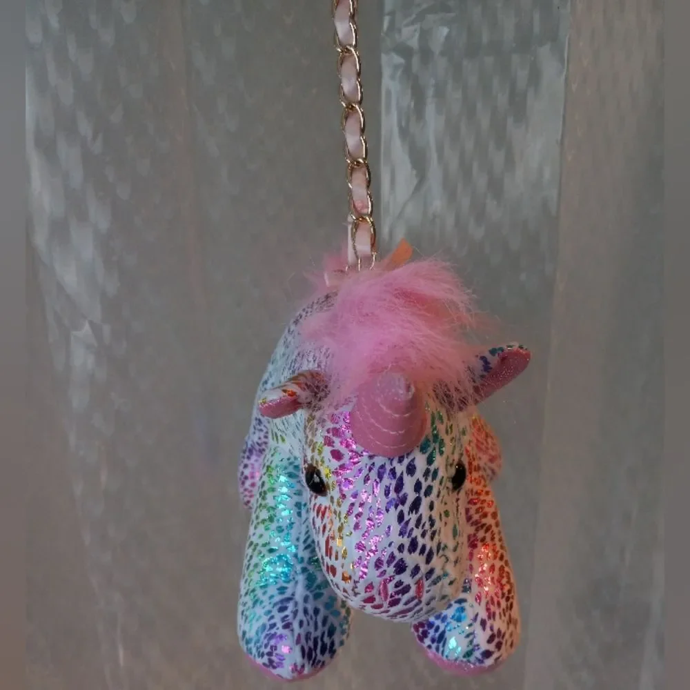 Unicorn Purse Plush Pink-Purple